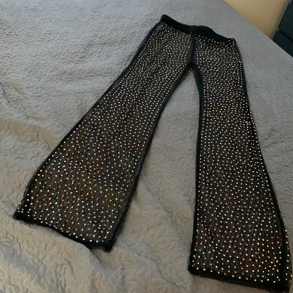 Mesh Sparkly Pants - Picture 1 of 2